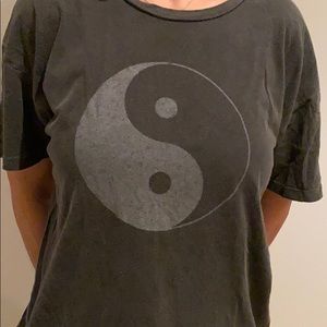 ying & yang t shirt (oversized)